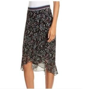 Ted Baker London Kassiia Hazel Floral Ruffle Skirt US Size 8 10 Medium EUC